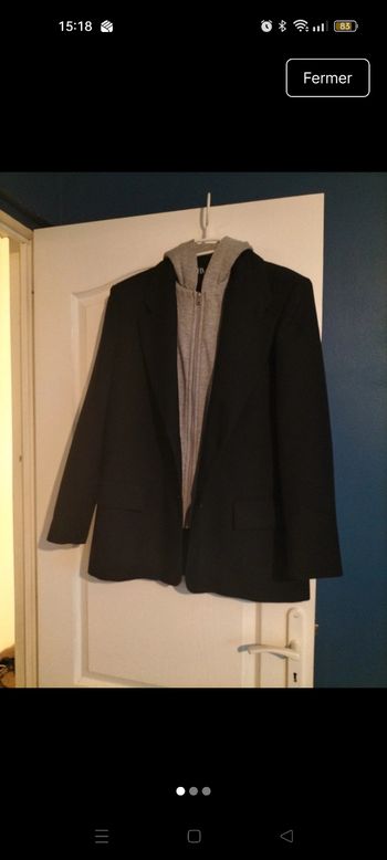 Superbe blazer bi-matiere Zara taille S