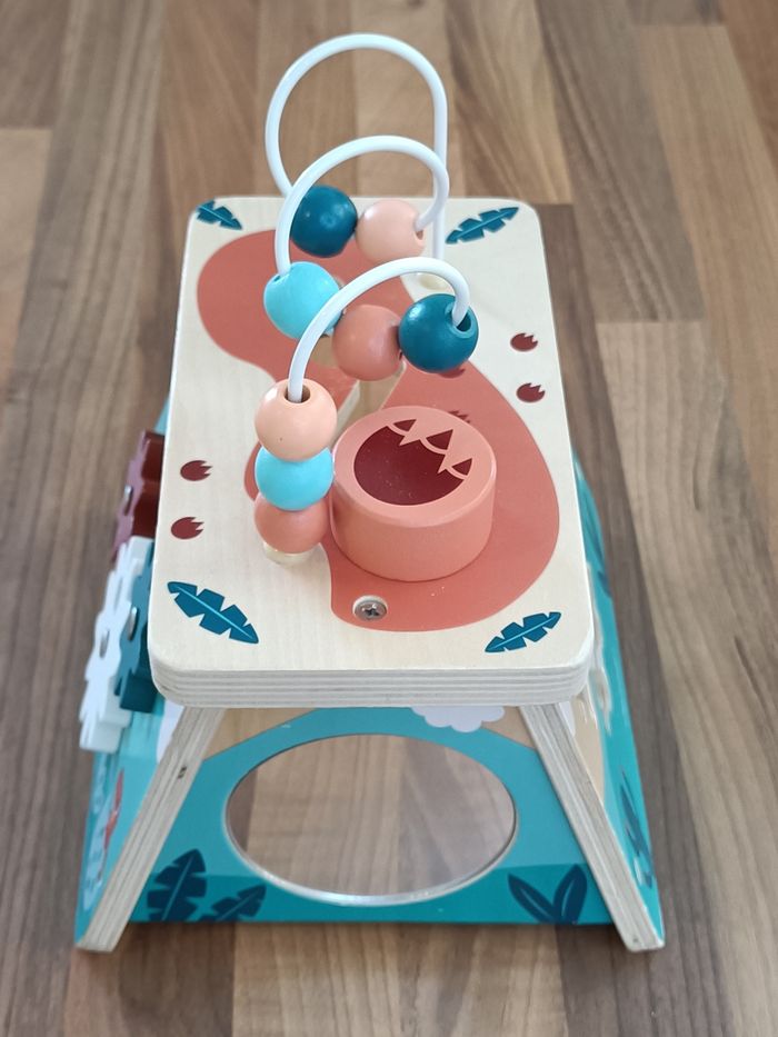 Petite table d'activités jeux de formes dinosaures Janod - photo numéro 3