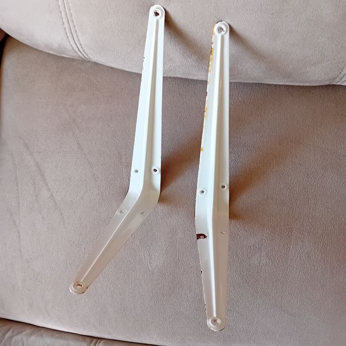 Faby27800 Equerres d'angle x 2 - 200 x 150 mm - couleur : blanc