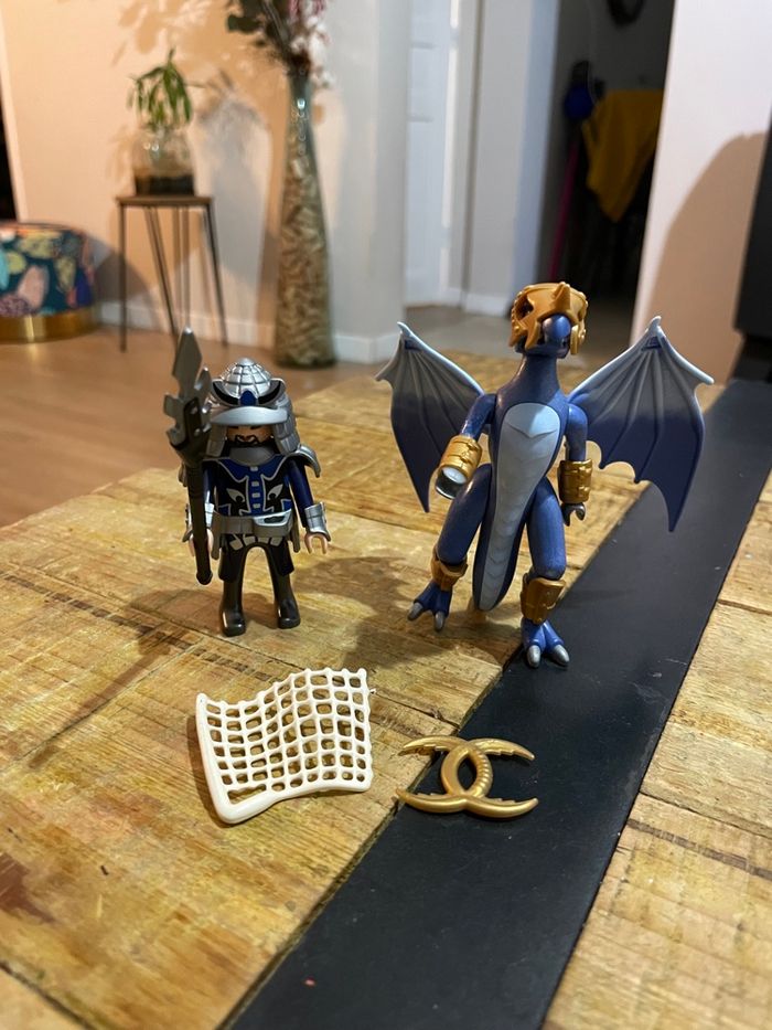 Playmobil dragon et samouraï rare 5464 - photo numéro 2