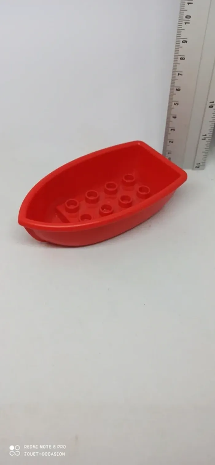 Barque rouge vintage lego duplo