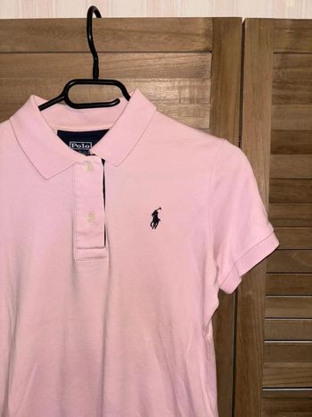 Polo femme rose et bleu Ralph Lauren S/M
