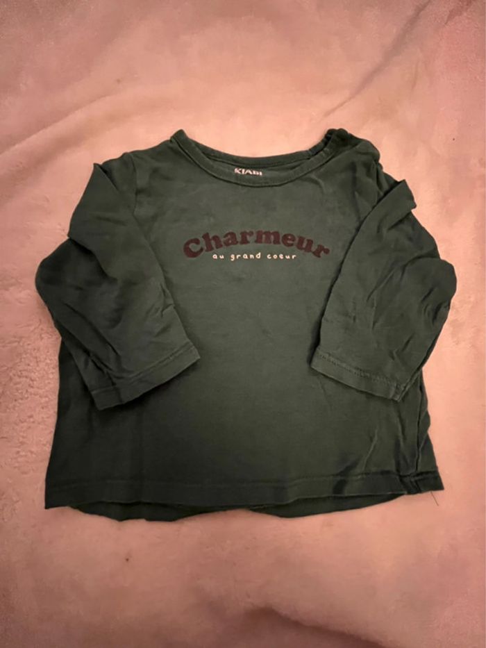 Tee-shirt manches longues Kiabi 3 mois