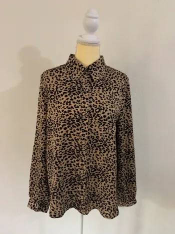 Chemise léopard chic – Graciela – Taille M/L – Neuf