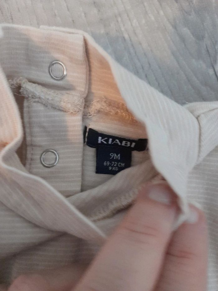 Tee shirt manches longues avec col 9 mois - photo numéro 3