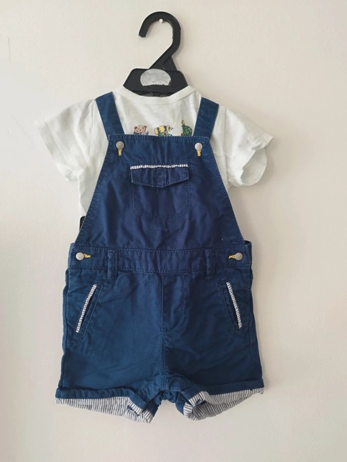 Ensemble tee shirt salopette - photo numéro 2