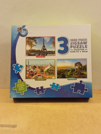 Lot de 3 puzzles 1000p