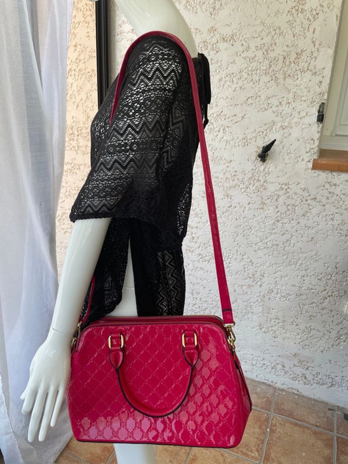 Sac à main, vernis rose - photo numéro 2