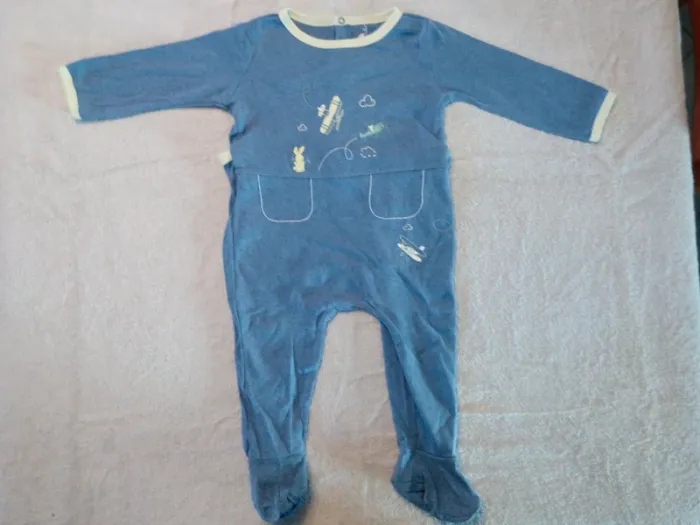 Pyjamas bleu Sergent Major (réf interne A30)(familleac72)
