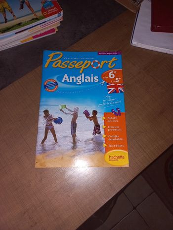 Passeport anglais de la 6ème à la 5ème 🏝