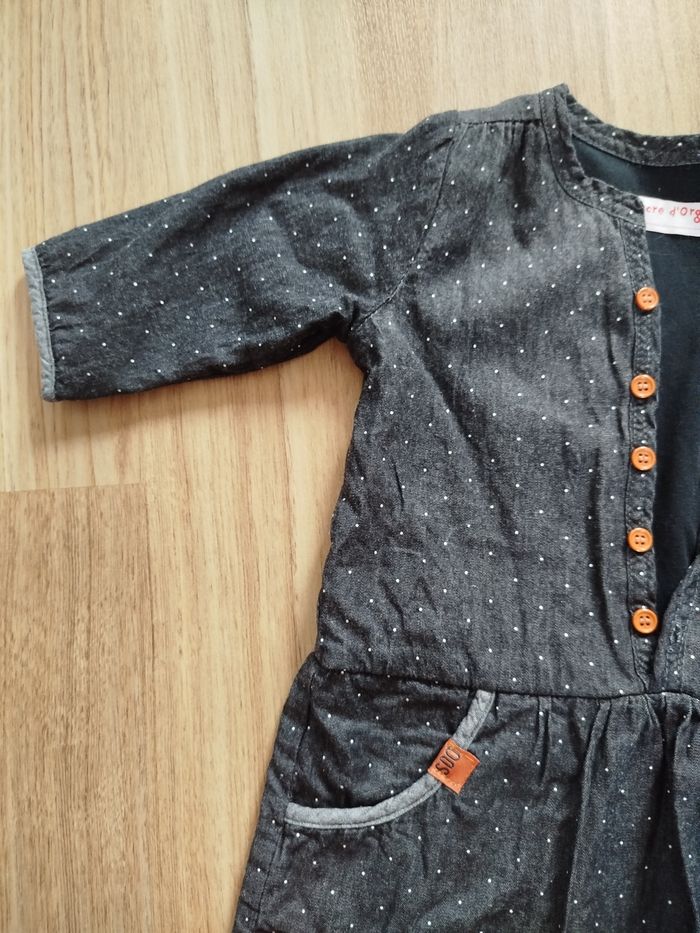 Robe bébé fille automne/hiver 24 mois 2 ans (Sucre d'orge) - photo numéro 3