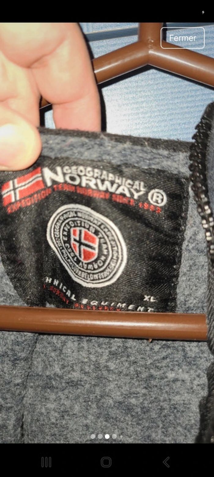 Sweat-shirt Geographical Norway / Taille 16 ans / Excellent état - photo numéro 3