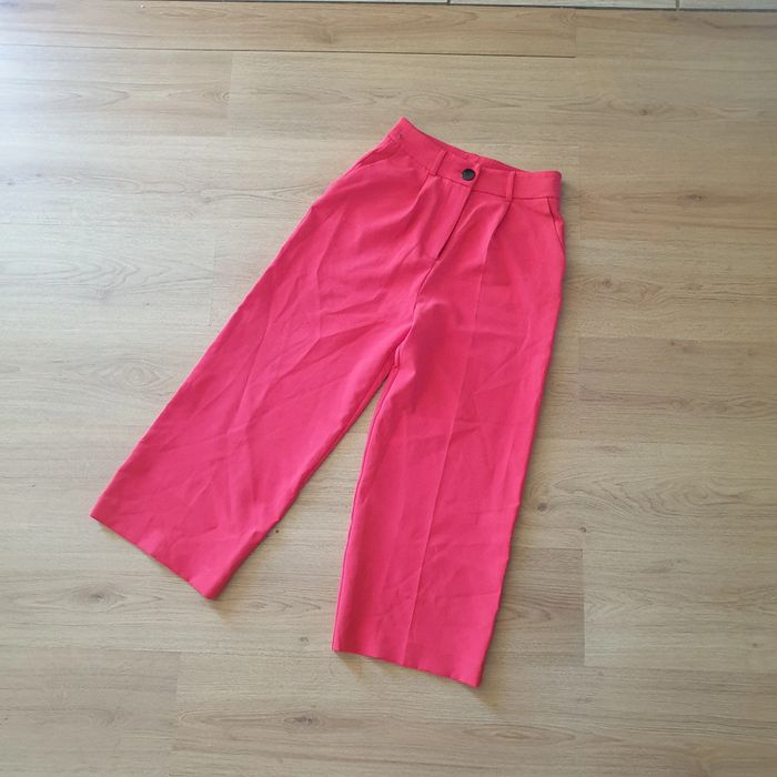 💜 Pantalon cigarette uni taille M 38 Cache Cache #emyfleury_38femme - photo numéro 2