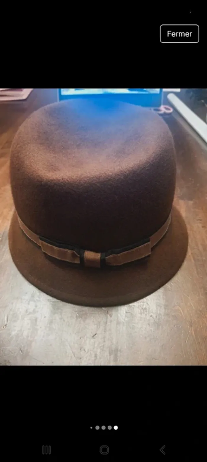 Chapeaux femme marron Veritas en laine 56cm - photo numéro 20