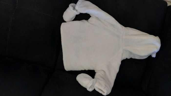 Veste / blouson polaire capuche gants et écharpe - photo numéro 4