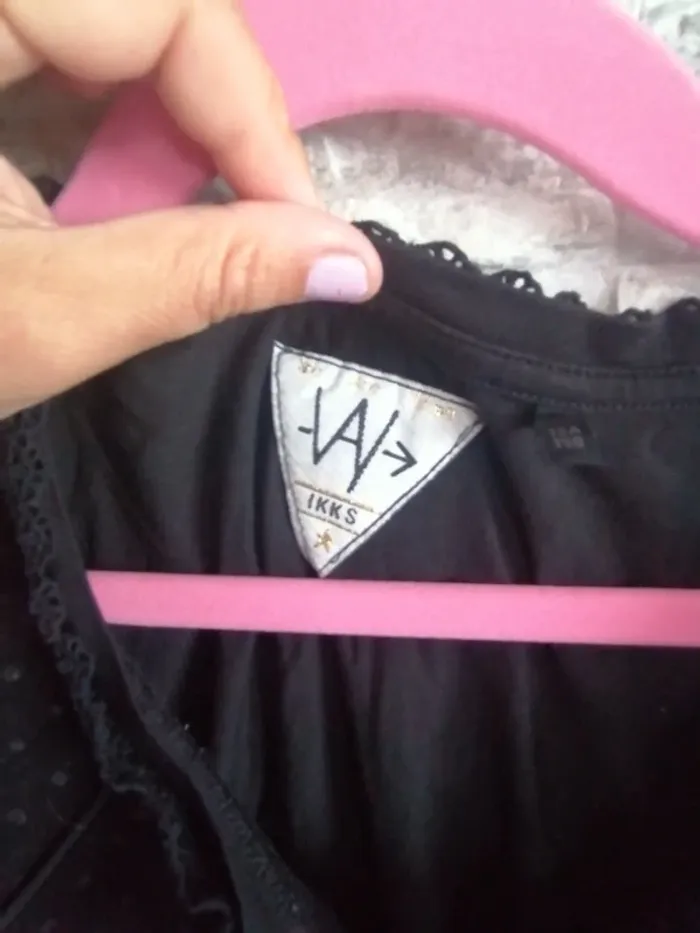 Tee-shirt manches longues IKKS taille 12ans - photo numéro 3
