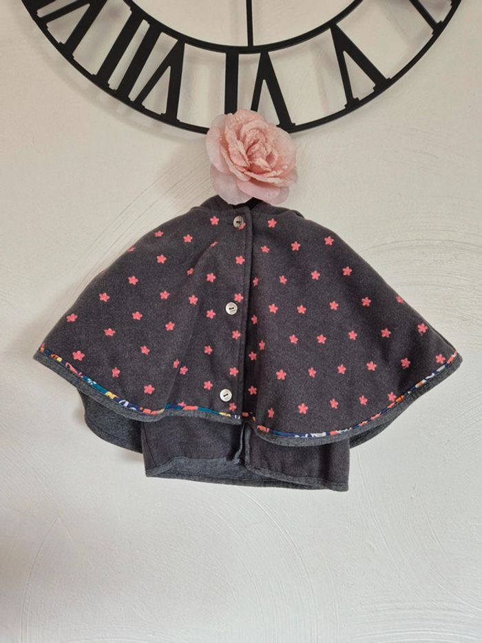 Manteau cape gris sergent major 9/12 mois