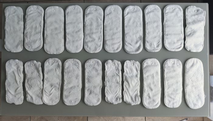 Lot 13 couches lavables et 40 inserts NB - photo numéro 4