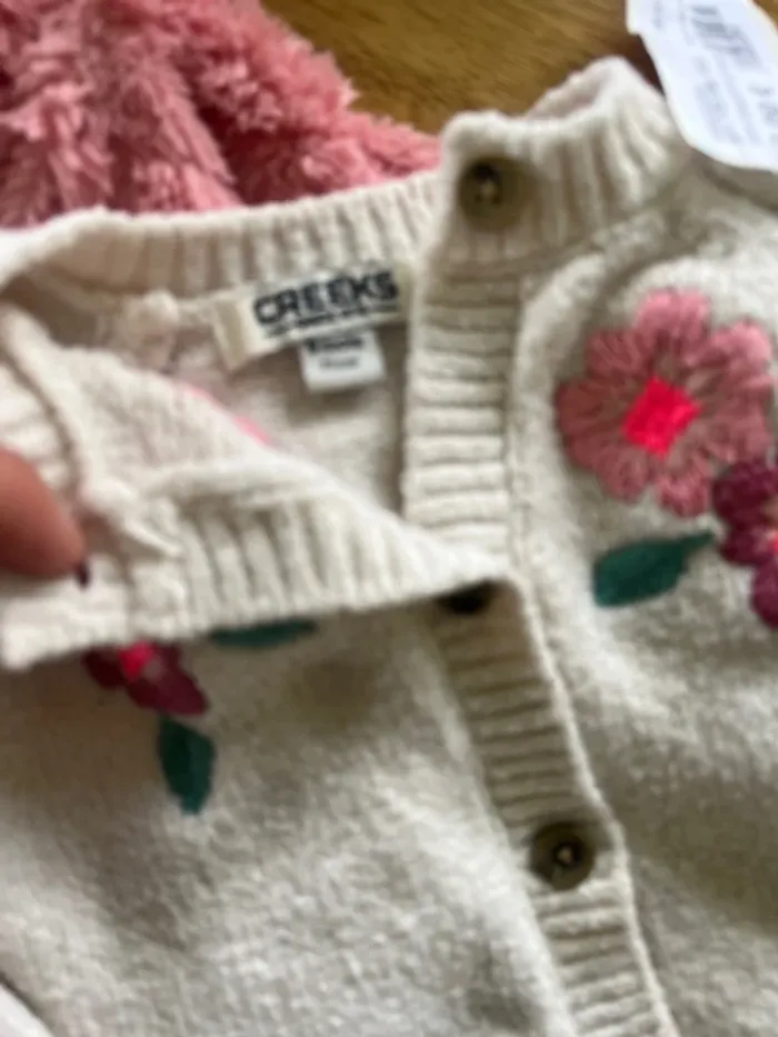 Manteau polaire et gilet brodé 🌷 - photo numéro 3