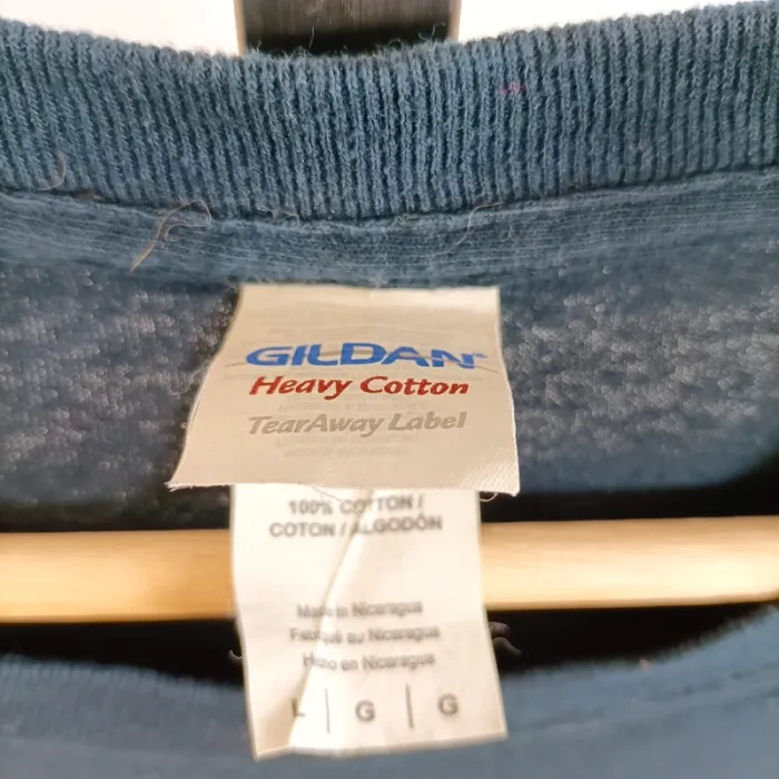 T-shirt Apocalyptica bleu vintage oversize heavy cotton Gildan taille L unisexe A1503 - photo numéro 3