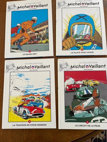Lot de quatre BD Michel Vaillant