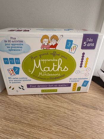 Mon grand coffret pour apprendre les maths – Méthode Montessori & Singapour