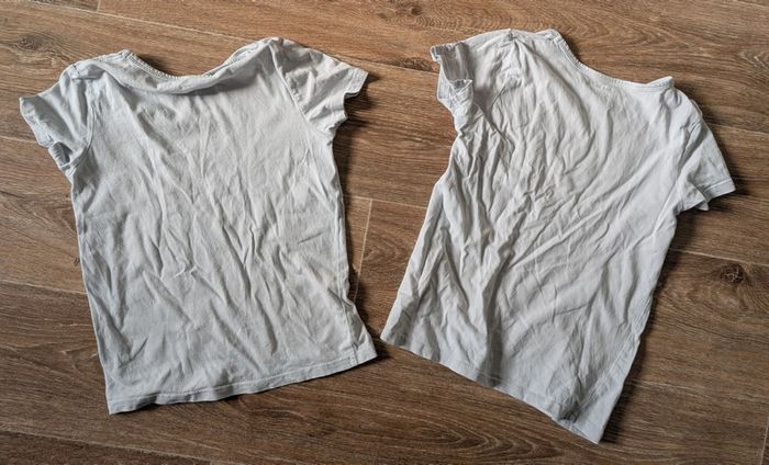 Lot de 2 maillots de corps blanc 8 ans kiabi - photo numéro 2