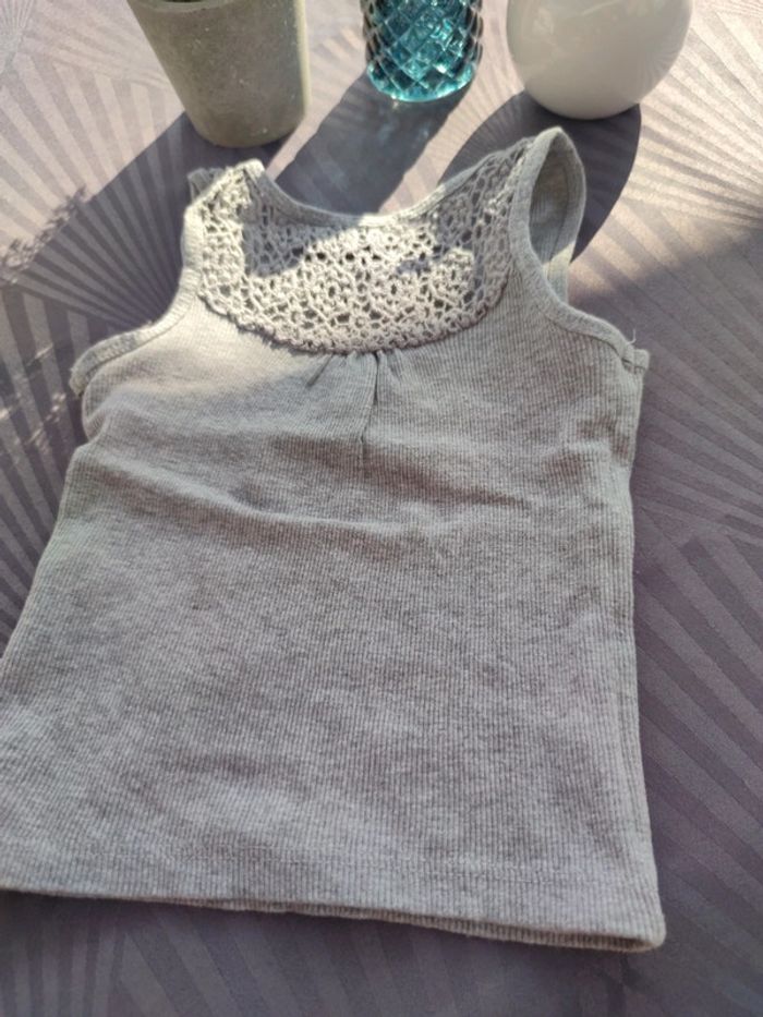 Débardeur gris chiné - photo numéro 2