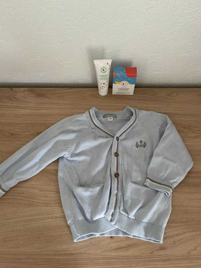 🧥 Cardigan bleu Vertbaudet 🧥 - photo numéro 2