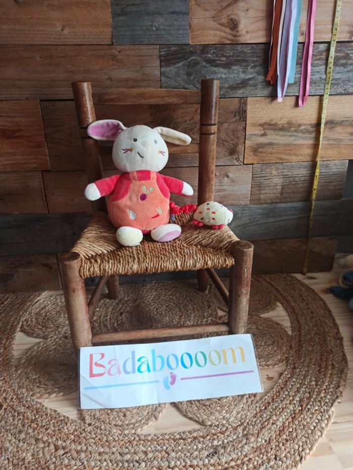 peluche sucre d'orge lapin musical tbe