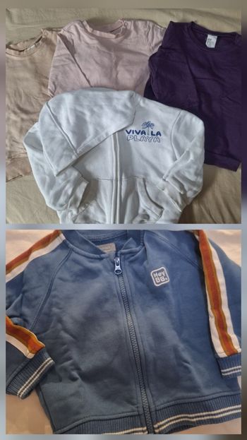 Lot de 5 pulls/Sweat, 18 mois