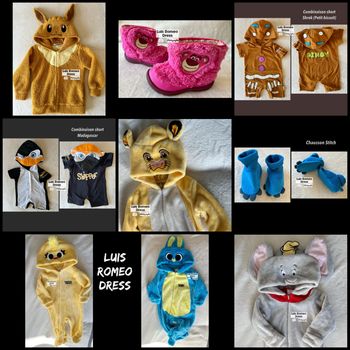 Bodies déguisement bébé fille et garçon