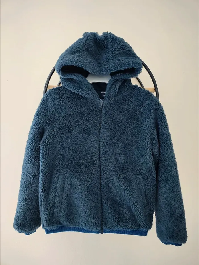 10 ans veste zippée toute douce 1 capuche Kiabi