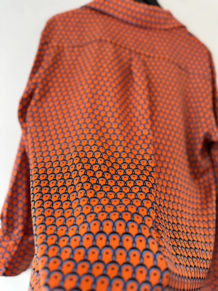 Blouse chemisier fluide orange Vera & Lucy Taille M - photo numéro 11