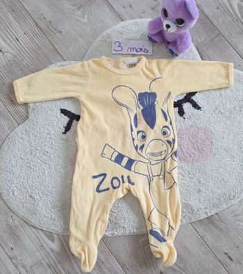Pyjama chaud 1 pièce 3 mois