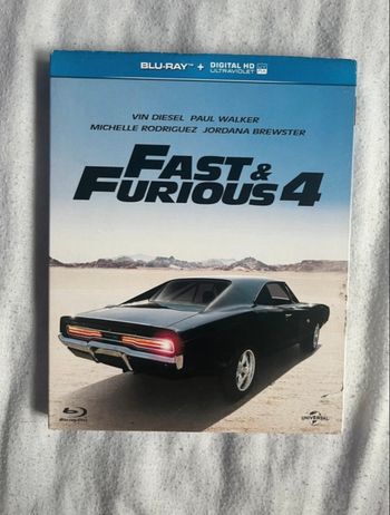 Fast and furious 4 Blu-ray