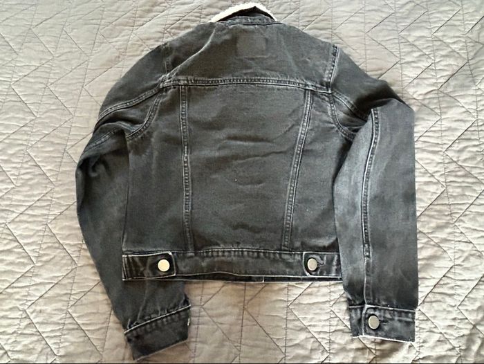 Veste en jean noir femme - photo numéro 6