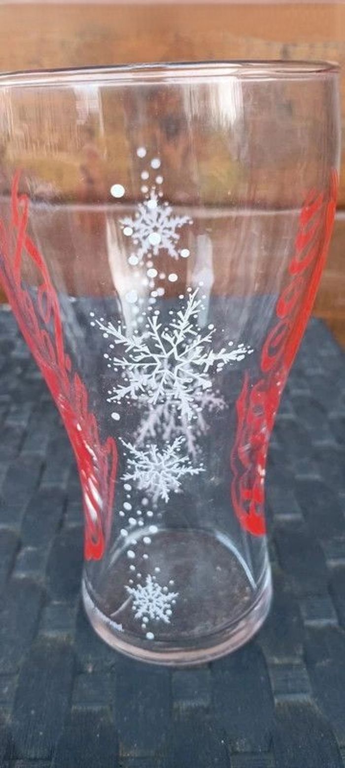 6 verres coca cola neige - photo numéro 3
