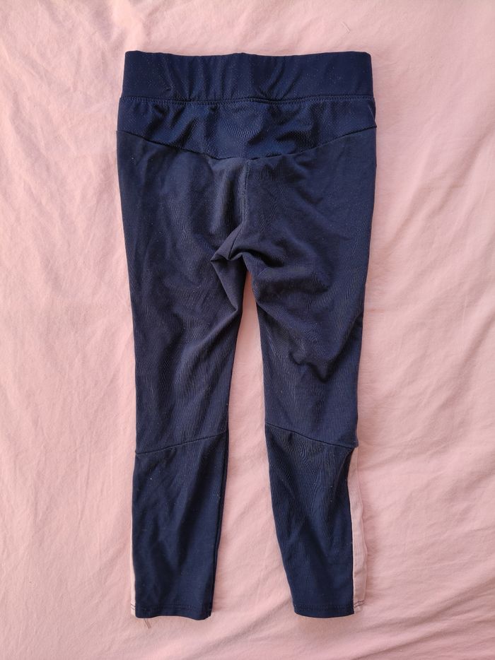 Legging de sport fille bleu marine rose 24 mois - photo numéro 4