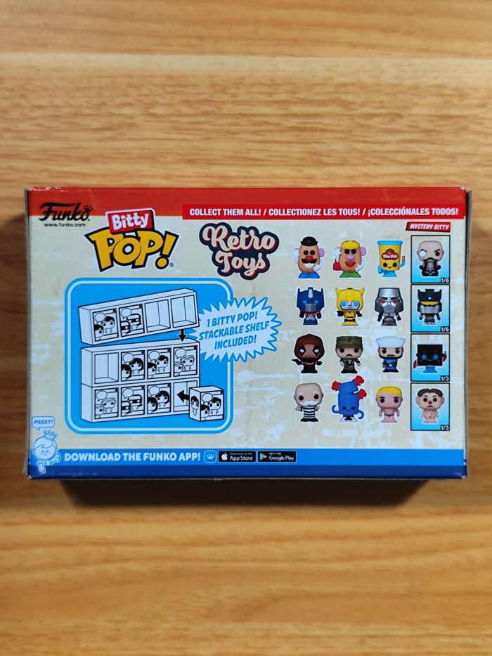 Boîte 4 Bitty Pop! Retro Toys - Mr. & Mrs. Potato Head, Play-Doh + Mystère ! - photo numéro 7