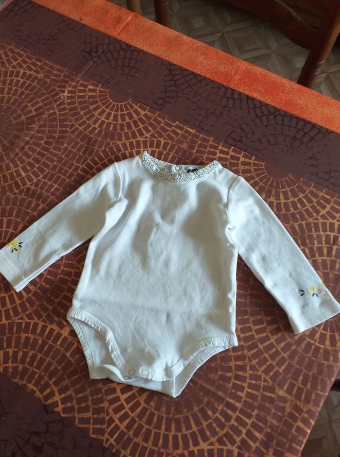 Ensemble 3 pieces fille 6 mois mots d enfants - photo numéro 3