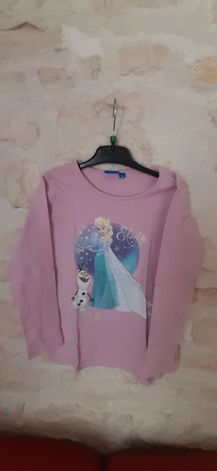 Tee-shirt Reine des Neiges 8 ans