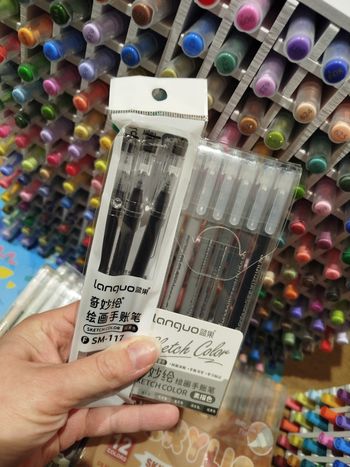 Lot de 2 pochettes de feutres