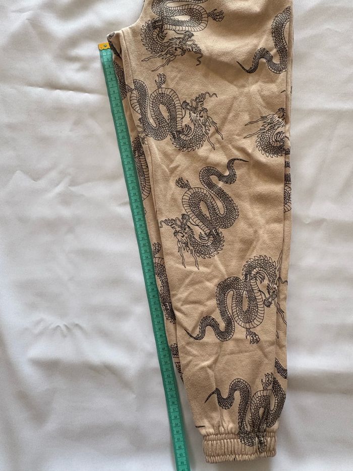 Jogging beige à motif dragon noir - FB sister - XXS/32 - photo numéro 10