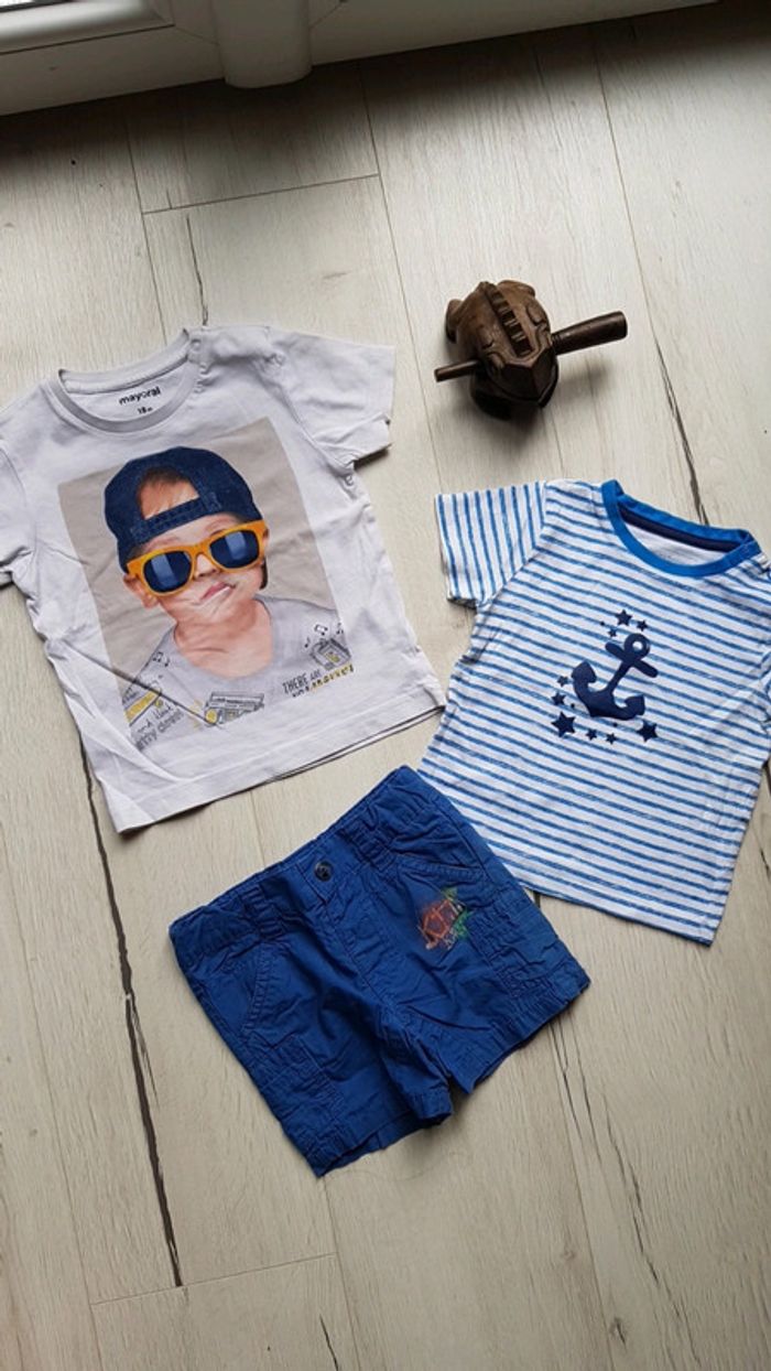 Ensemble 3 pièces estival garçon 18mois