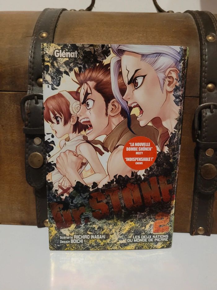 Manga Dr Stone tome 2 édition collector brillant premier tirage