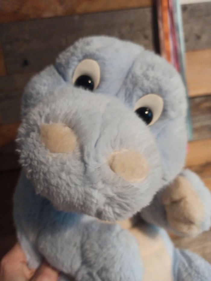 Peluche dinosaure bleu vintage Nounours tbe - photo numéro 6
