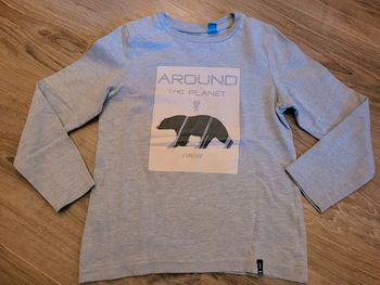 Tee-shirt bleu clair ML Okaidi 4 ans