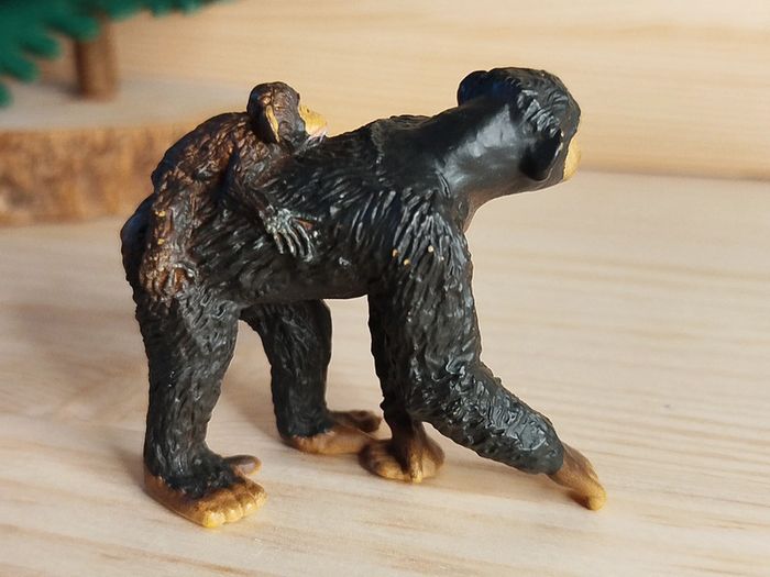 PAPO Singe chimpanzé et son bébé Figurine animal de la savane - photo numéro 2