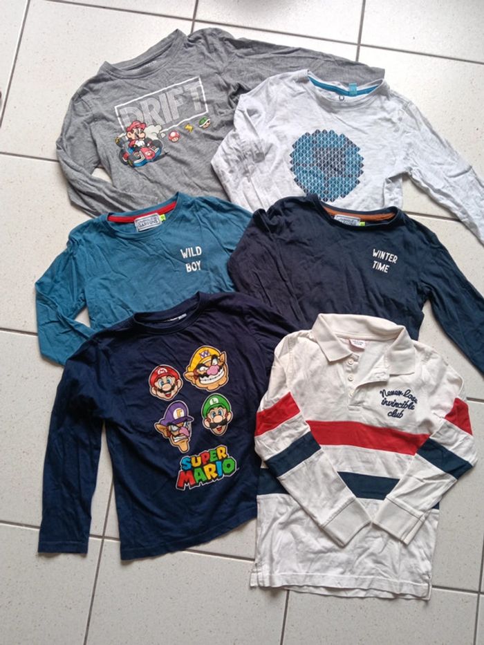 Lot Tee shirt manches longues 6ans
